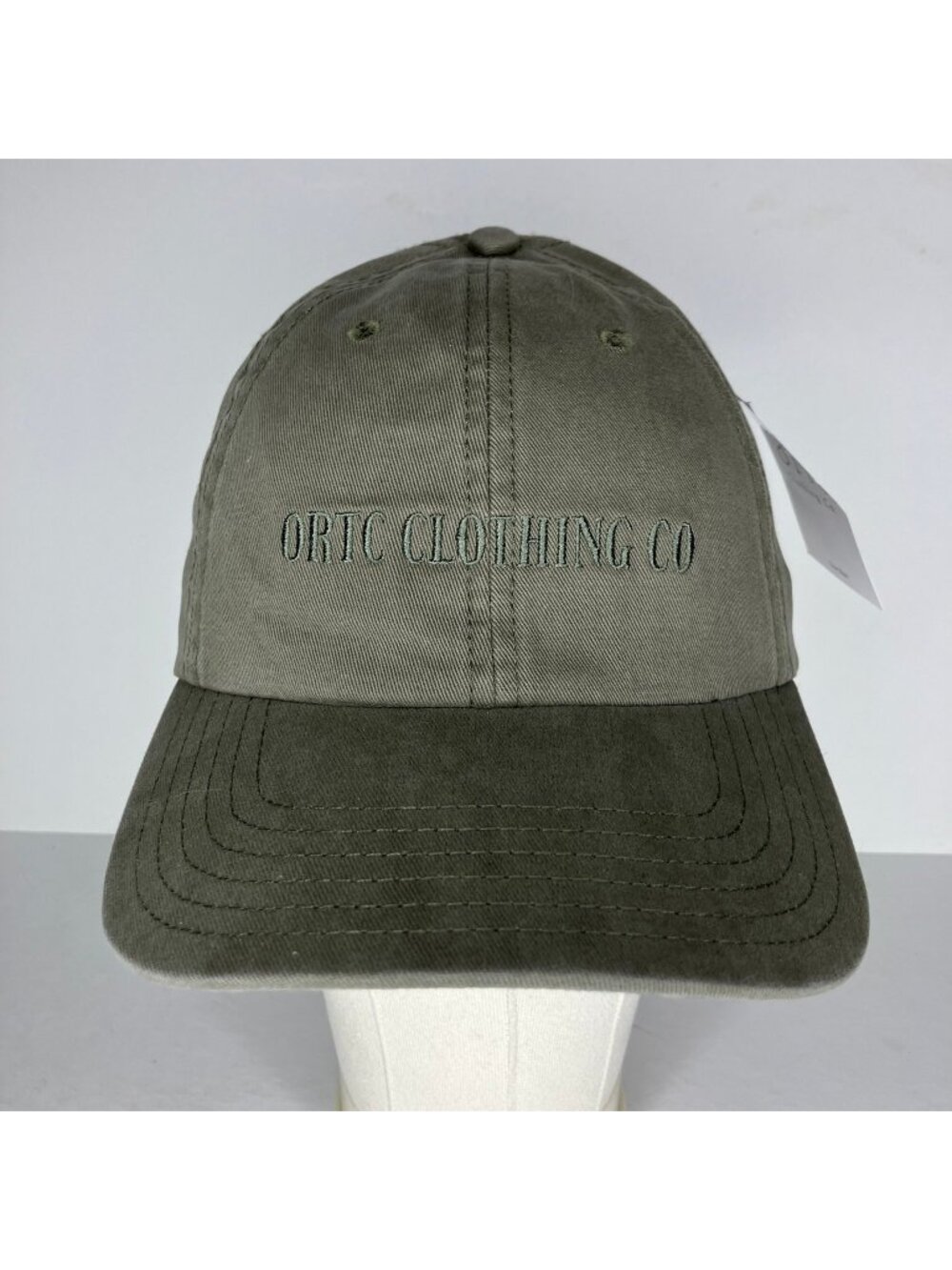 ORTC Clothing Co Hat Adjustable Classic Logo Cap Olive Green New